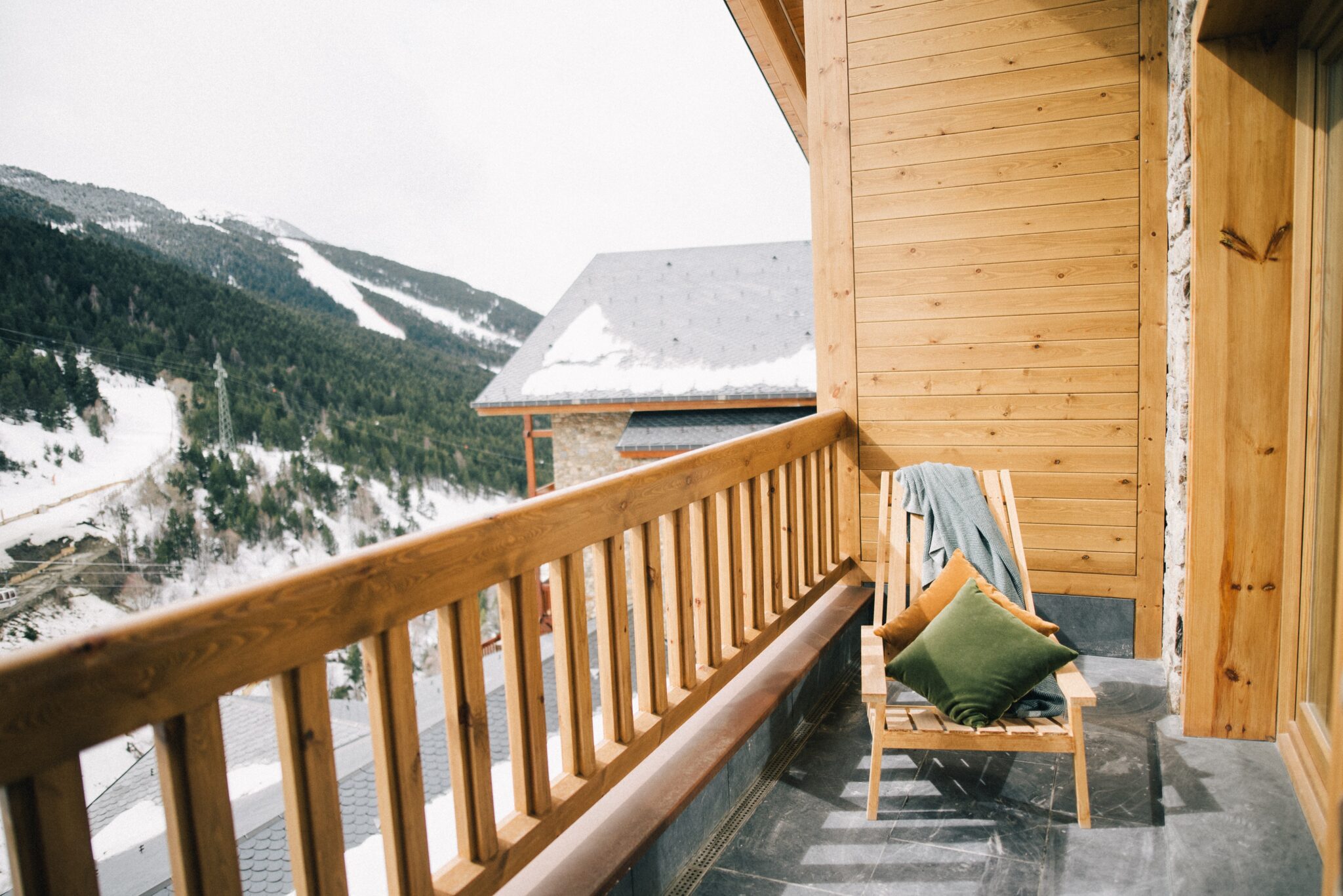 wood balcony